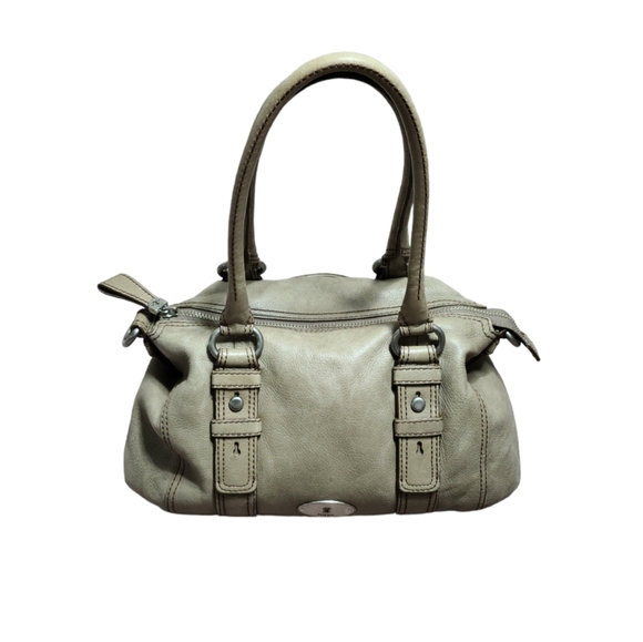 FOSSIL Maddox Leather Satchel Handbag Women's Multi Pockets Purse - Picture 2 of 16